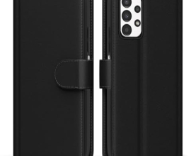 leather flip lp gold cover SAMSUNG GALAXY A36